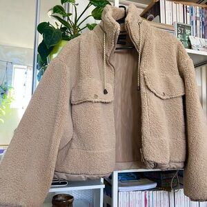 ZARA Teddy Bear Camel Jacket 🧸
